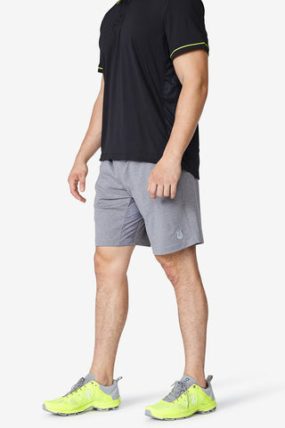 Men's shorts, Grey, Sweat wicking, Cooling, Legacy Knit short - Charcoal Heather