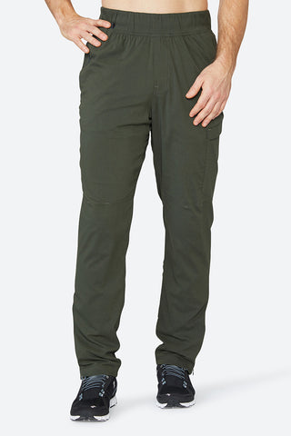 Men's jogger, lifestyle pants, comfortable, cooling, warming, sweat wicking, best feeling to the skin, Nomad Pant - Olive Dusk